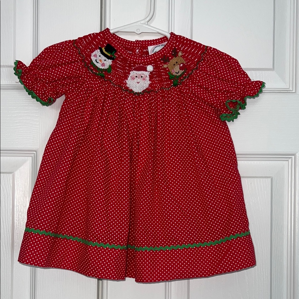 Smocked Christmas Dress 
Southern Smocked Company